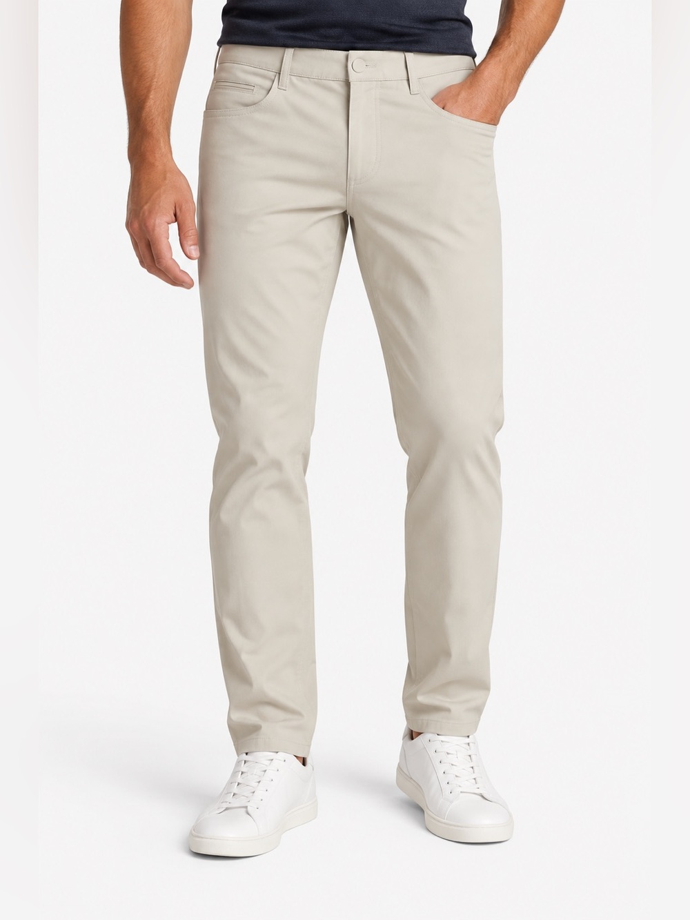 Rhone Commuter Slim 5 Pocket Pants Men’s 34x30 Stone Performance